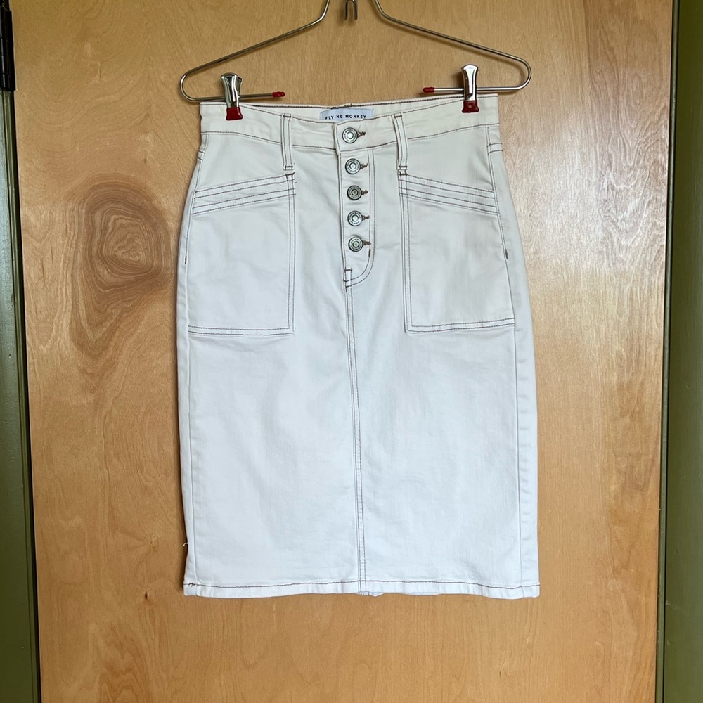 FLYING MONKEY jean skirt